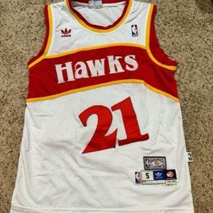 Atlanta Hawks basketball jersey - #21 Small